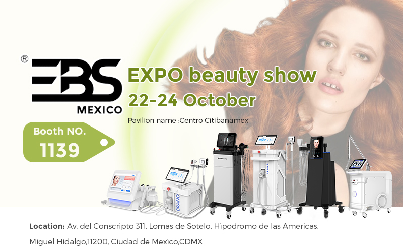 Mexico Expo Beauty Show 2023 booth1139. Invitation letter from Bomeitongbeauty company.