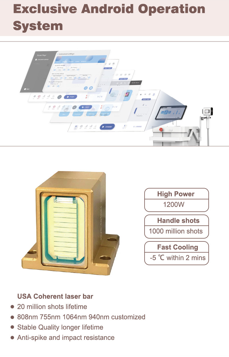 diode laser hair removal machine