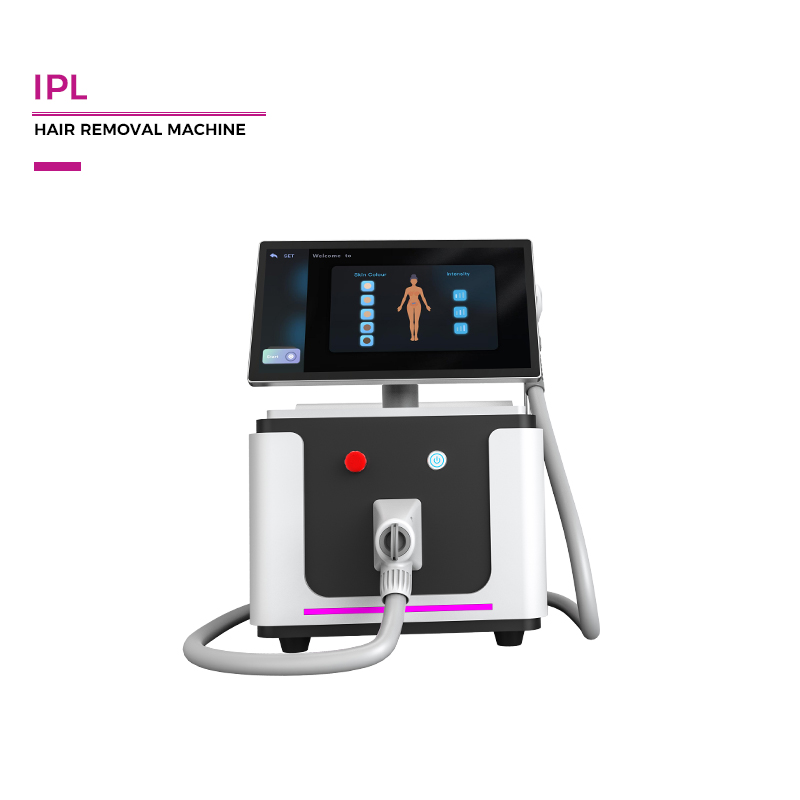 Hair Removal Intense Pulse Light Therapy Machine With Double Handle Acne Treatment