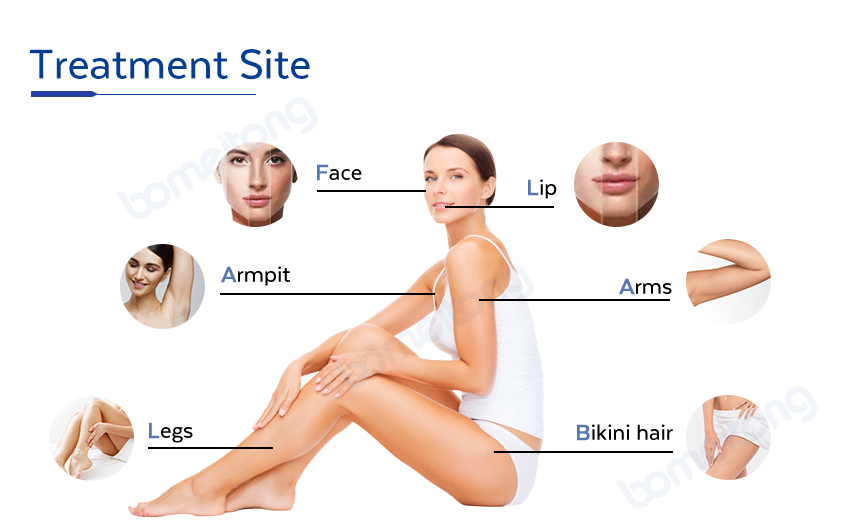 Laser hair removal diode machine 755 808 1064 3 wave wavelength professional