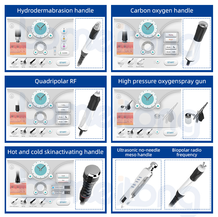 Hydro facial machine aqua peeling microdermabrasion water oxygen jet skin care