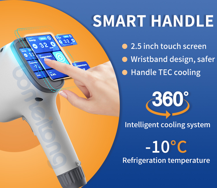 Laser hair removal equipment