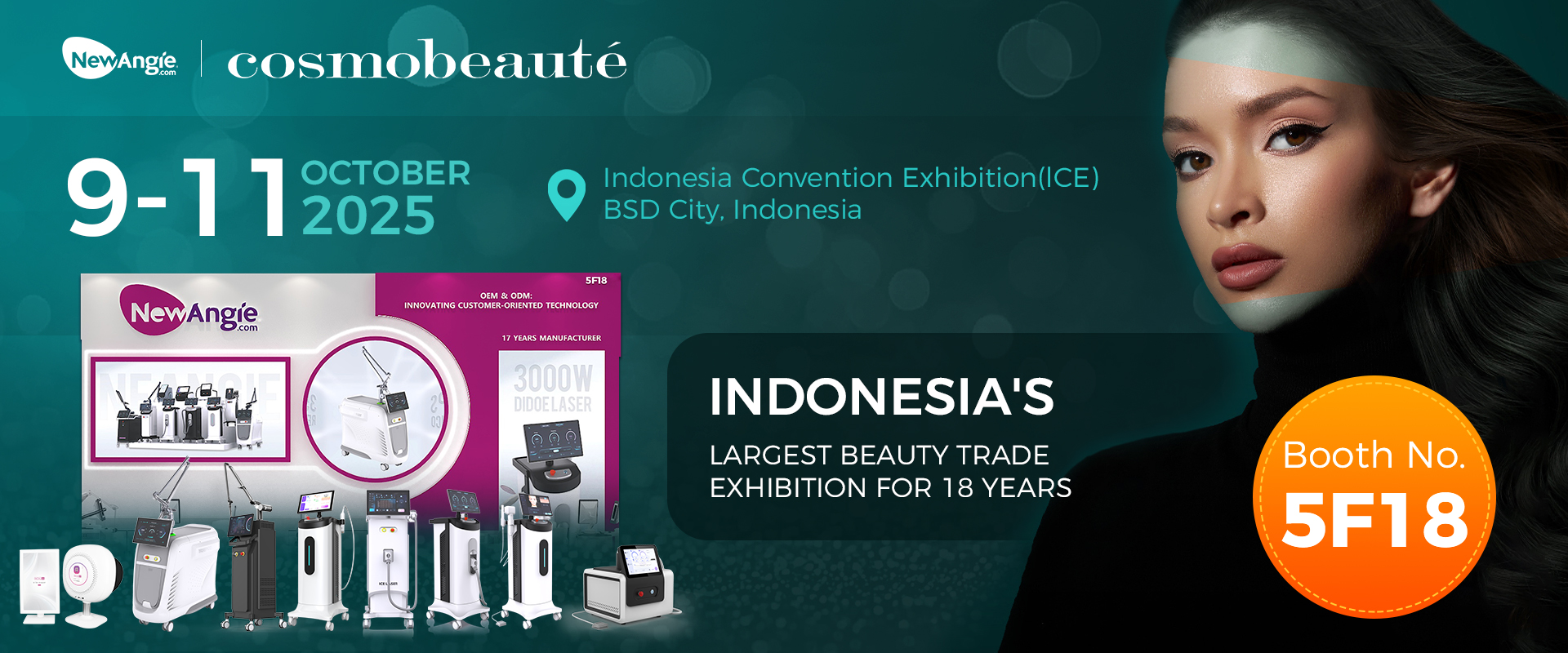 Newangie Invites You To Join Us at The 2025 Indonesia Beauty Expo.