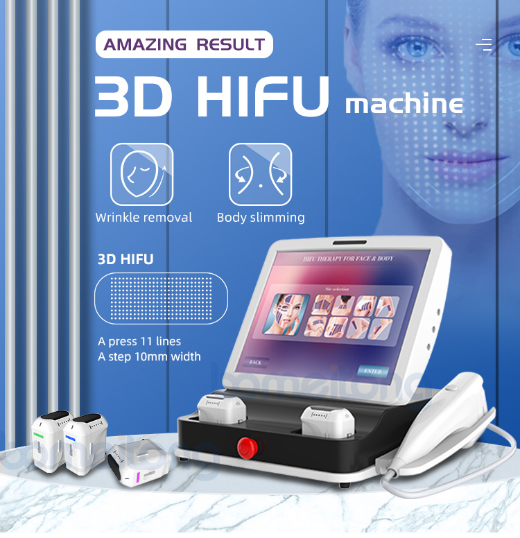 Slimming 3d hifu face machine bodyshaping high intensity focused ultrasound wrinkle remover