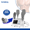 Portable HIEMT EMS 4 Handles Body Sculpt Machine Build Muscle Fat Burning