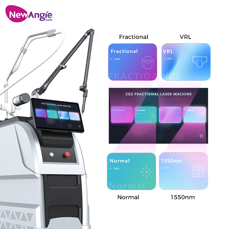 2 IN 1 10600nm+ 1550nm Laser Erbium Glass Er:YAG Machine