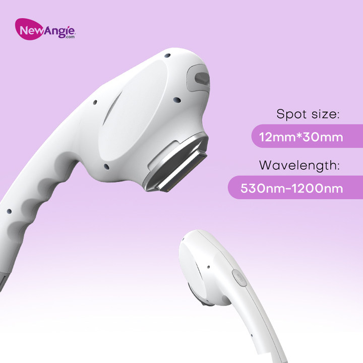 Hair Removal Intense Pulse Light Therapy Machine With Double Handle Acne Treatment