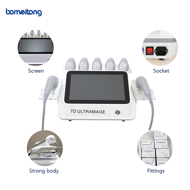 HIFU 7D Best Price Face 360 Wrinkle Removal 7d Anti-aging Ultrasound Face Lift Fu2