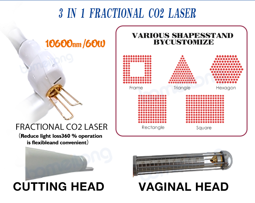 Laser Co2 Skin Resurfacing Facial Acne Scar Pore Speckle Removal Vaginal Tighten