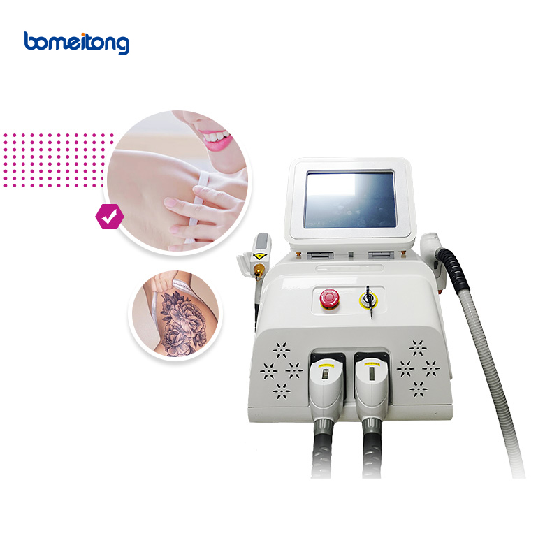 Nd Yag Laser Tattoo Removal Portable 2 in 1 Diode Laser Hair Removal Machine