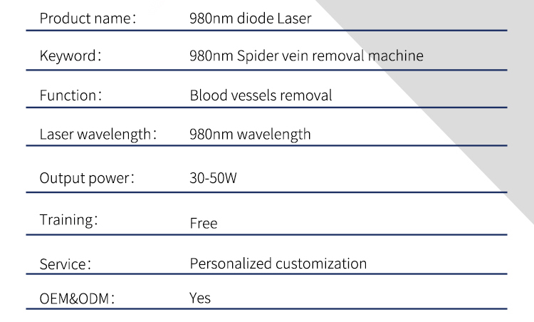 vascular spider veins removal