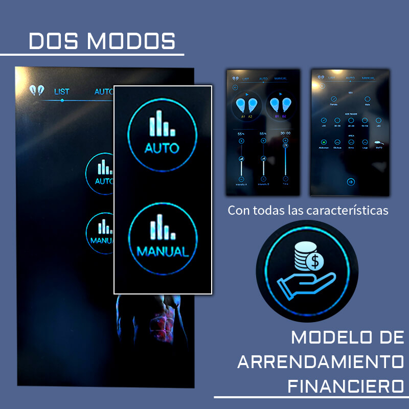 Smart touch screen ems machine