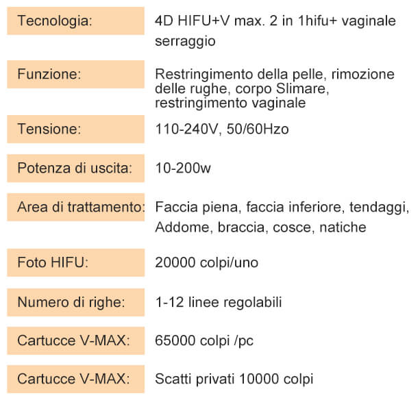Vendo macchina hifu 4d