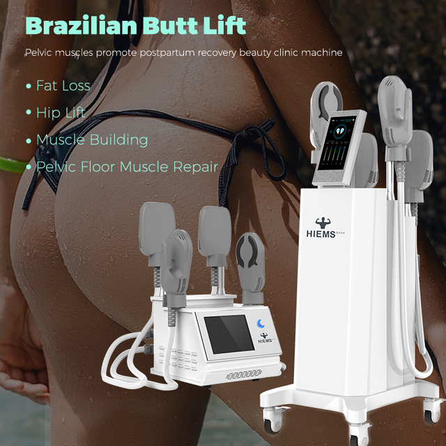 2023 4 Handle 13 Tesla Ems Rf Muscle Stimulator Bodi Sculpting Hip Lift Pelvic Floor Muscle Repair