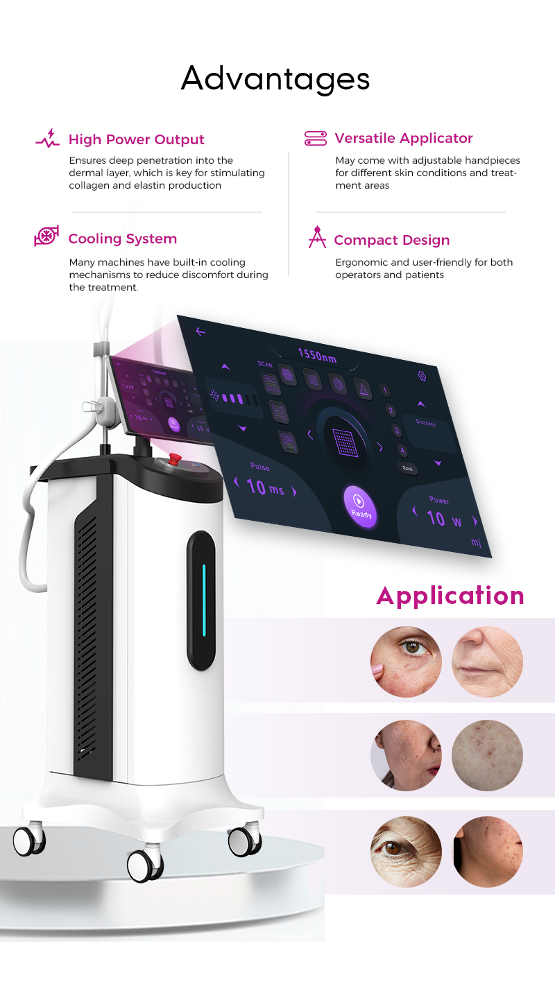 Erbium laser machine