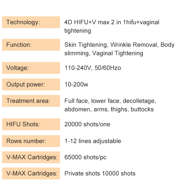professional hifu machine