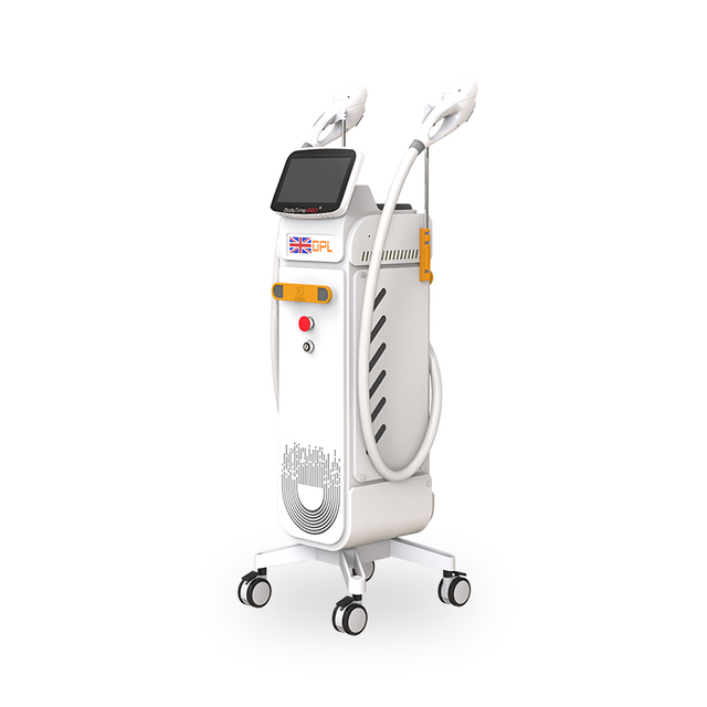 Best professional ipl laser hair removal machine SHR OPT DPL elight laser multifunctional double handle