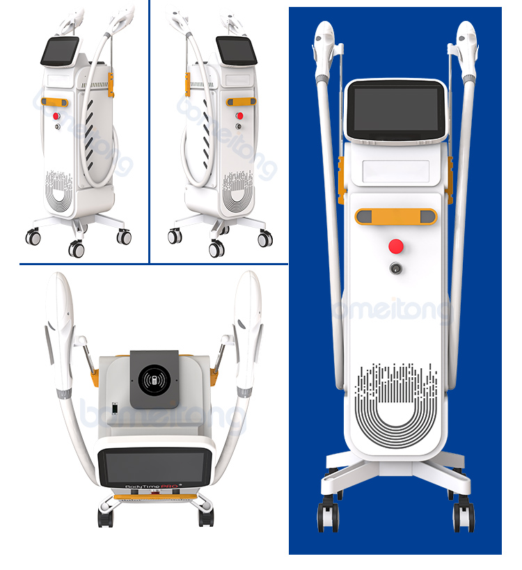 Best professional ipl laser hair removal machine SHR OPT DPL elight laser multifunctional double handle