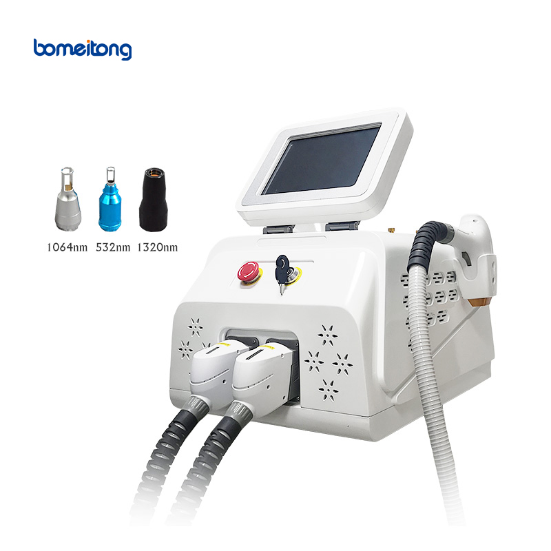 Nd Yag Laser Tattoo Removal Portable 2 in 1 Diode Laser Hair Removal Machine