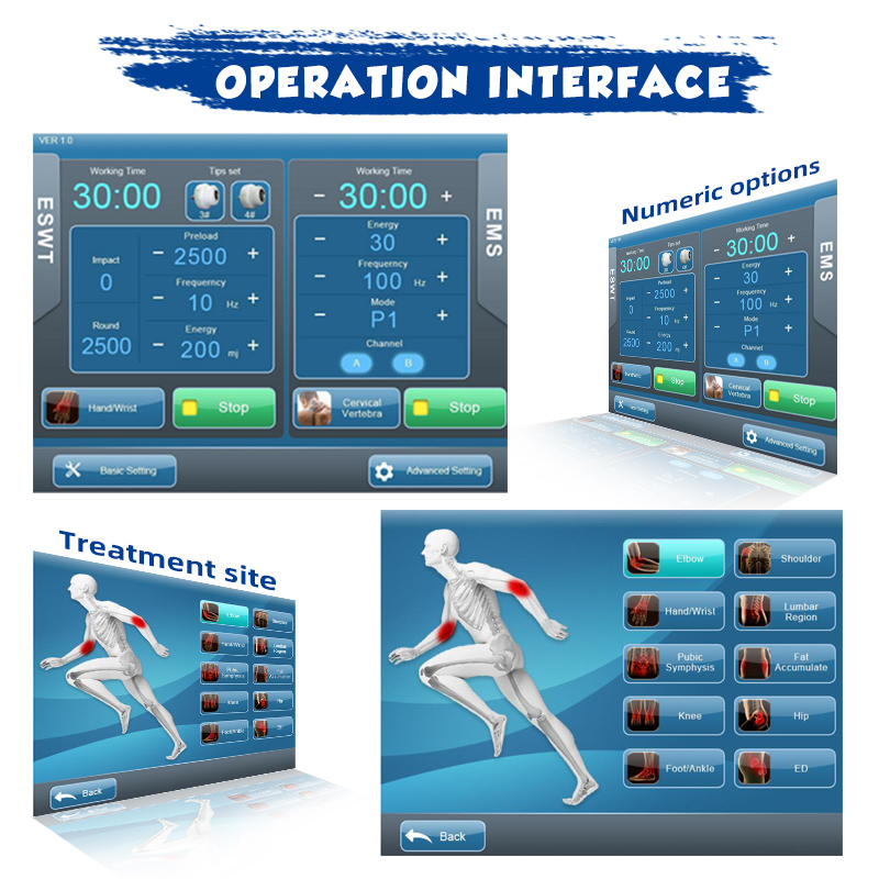 Shockwave machine touch screen