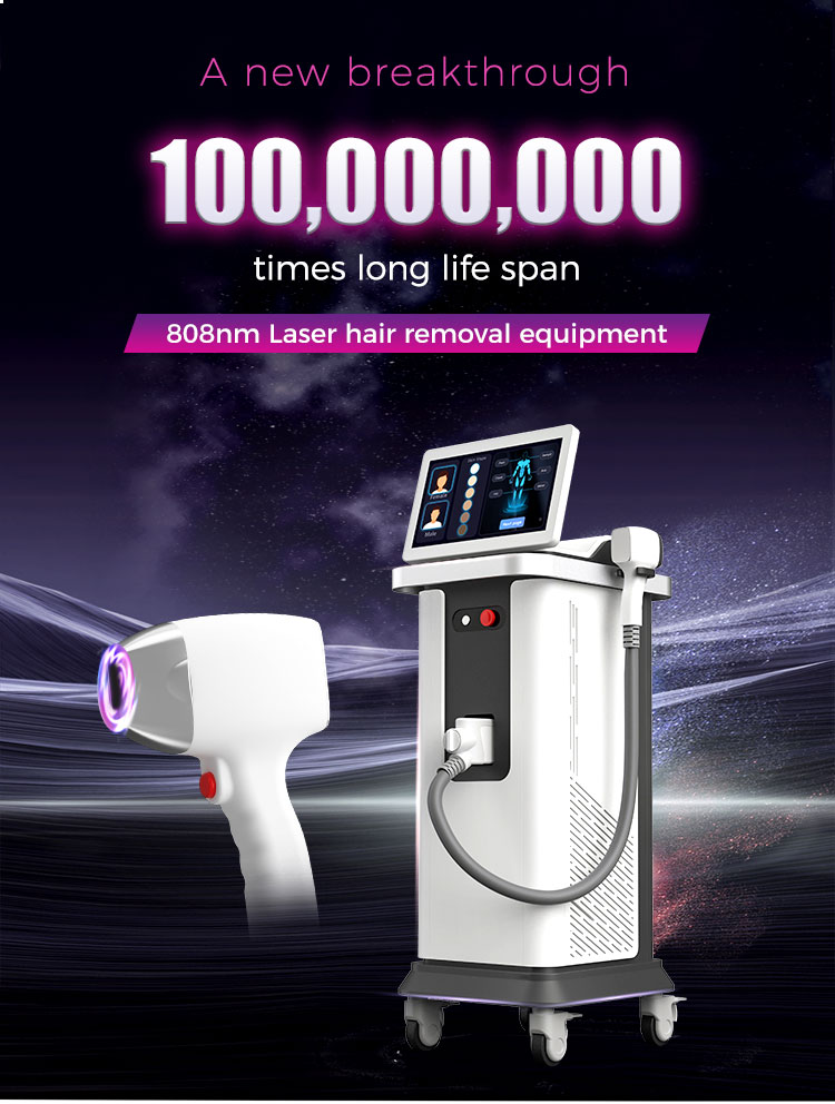 808nm diode laser hair removal