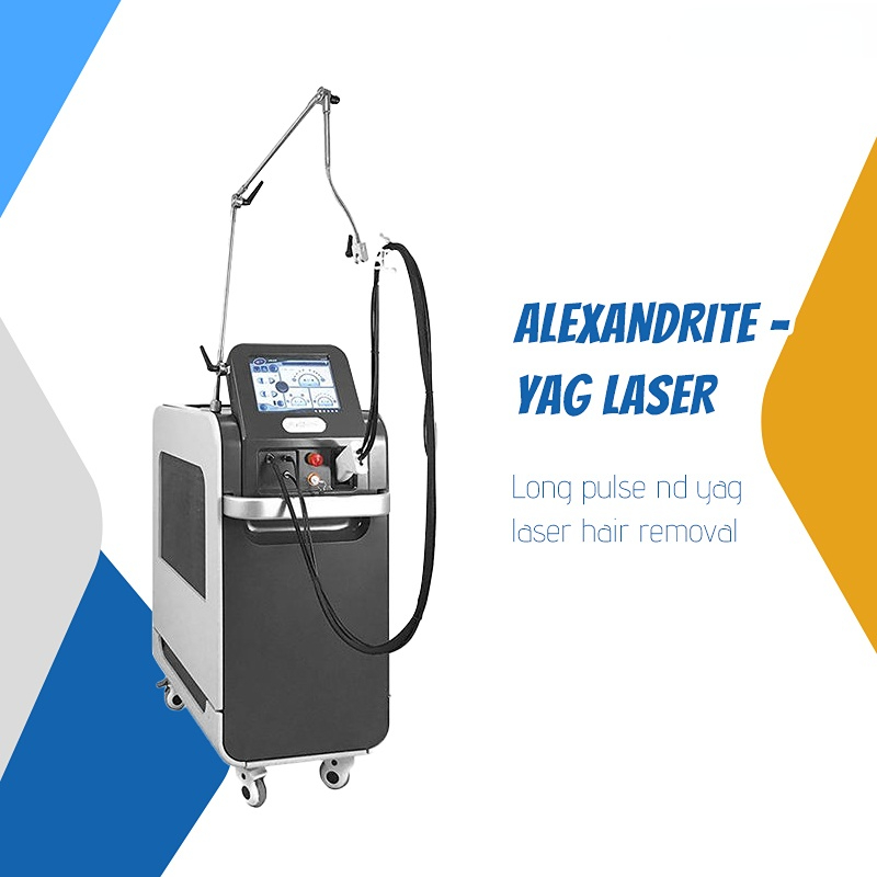 Alexandrite Laser Hair Removal 755 1064 Alex ND YAG Optical Fiber FDA CE ISO