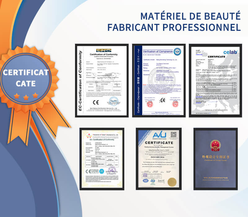 certificat de machine hifu