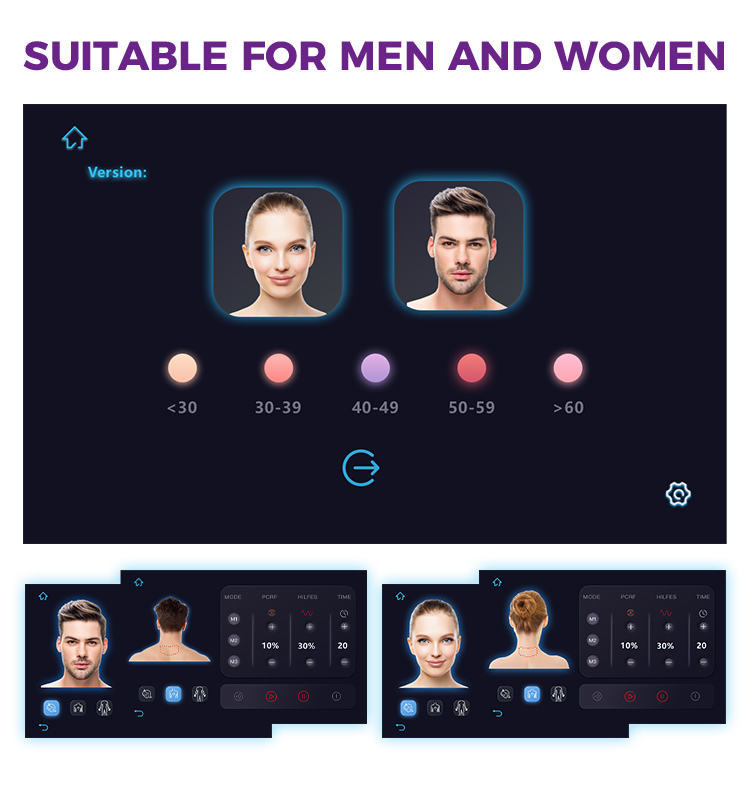 Pulselift face lifting