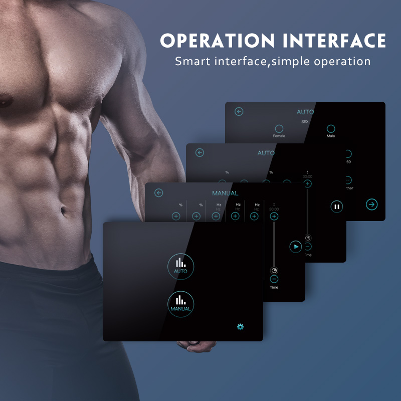 Smart touch screen HIEMT machine