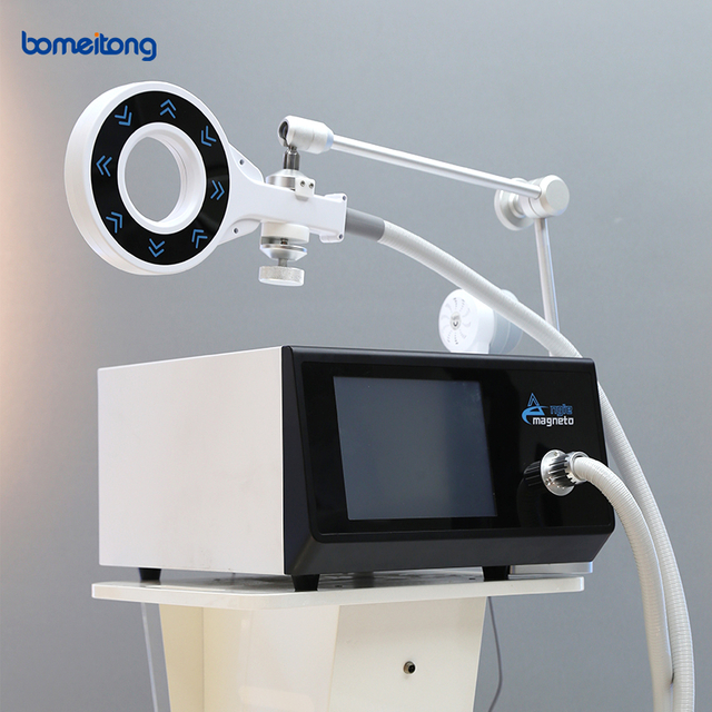 Physiotherapy Extracorporeal Magnetic Transduction Therapy Emtt For Body Pain Therapy With Shockwave Therapy Device
