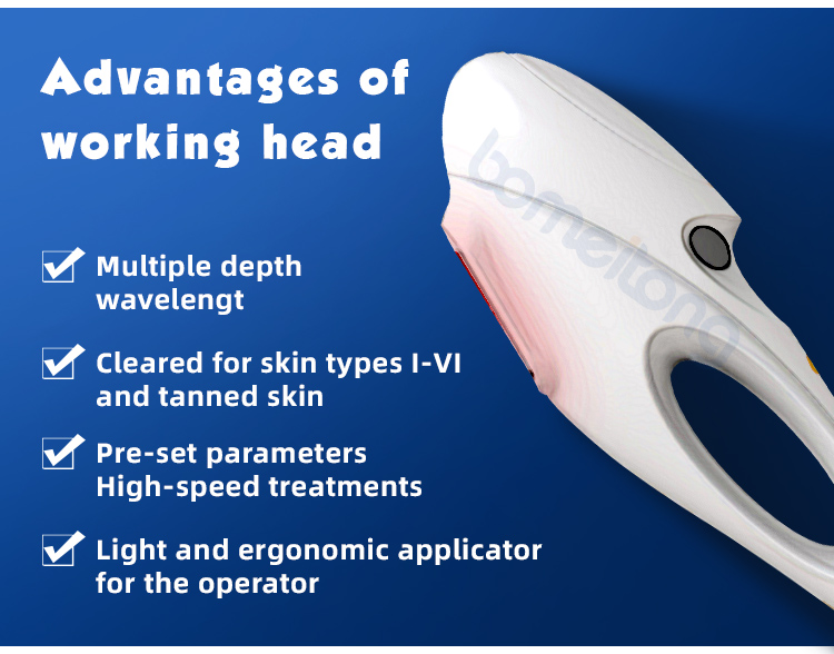 Best professional ipl laser hair removal machine SHR OPT DPL elight laser multifunctional double handle