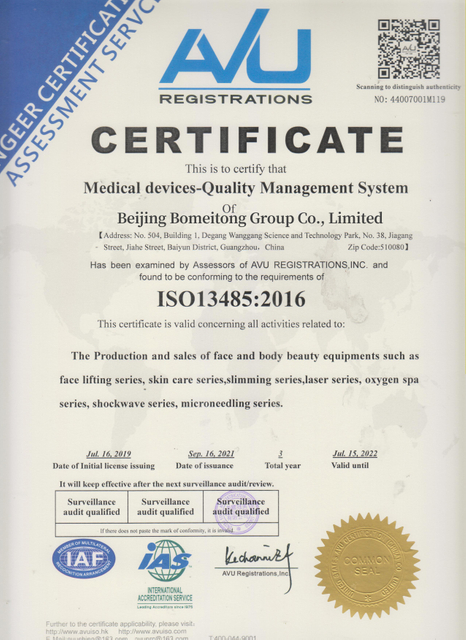  ISO Certificate 
