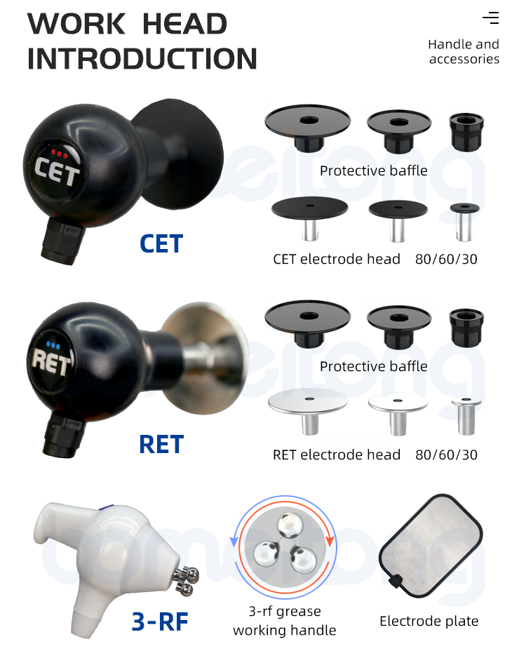 Ret cet rf physical therapy weight loss body slimming machine 448khz+20khz RF315