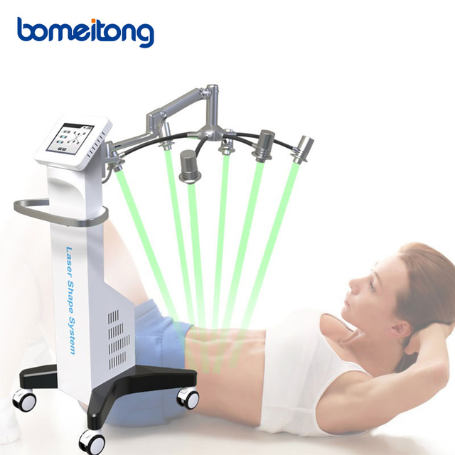 Lipolaser Slimming Beauty Machine Green Red Light Weight Loss 6D Lipo Laser Treatment