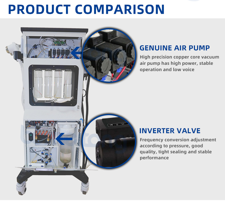 Hydro facial machine aqua peeling microdermabrasion water oxygen jet skin care