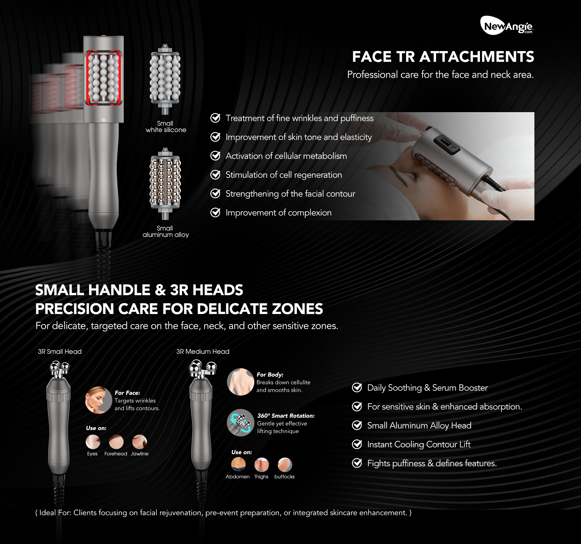 Multi-Care Roller Handle & 3R Beauty Roller Handle