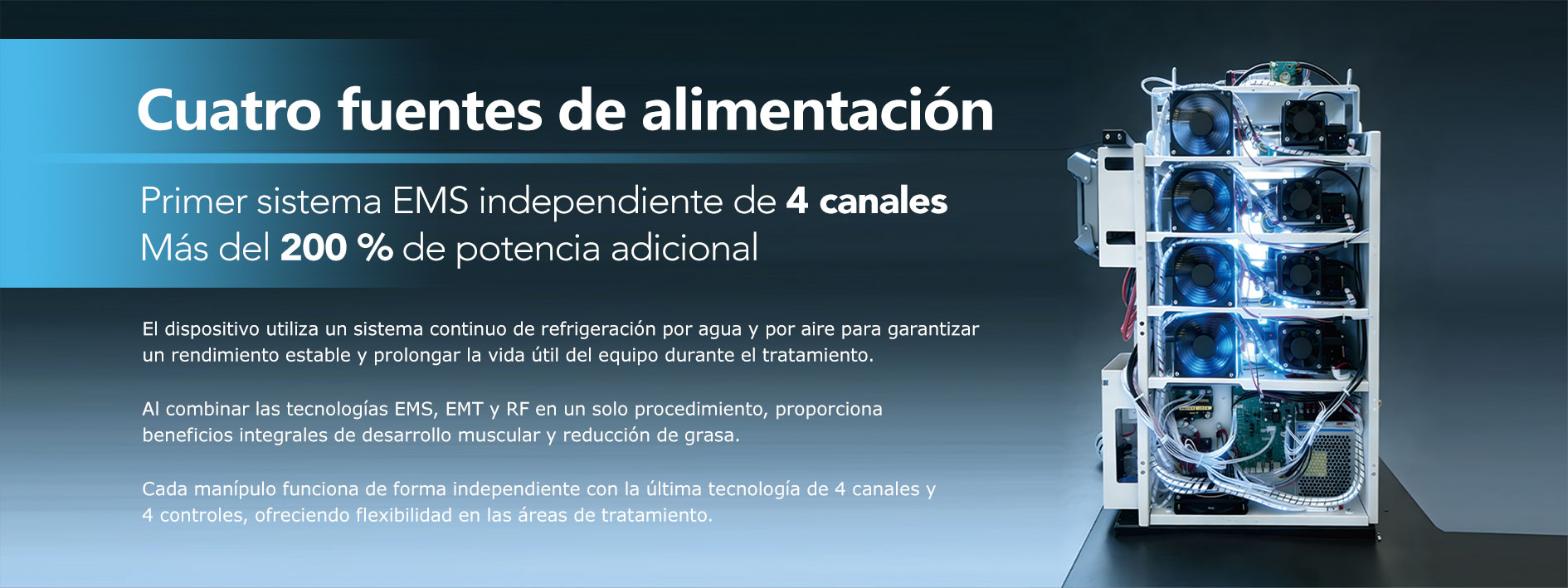 Efficient HIEMT EMS machine